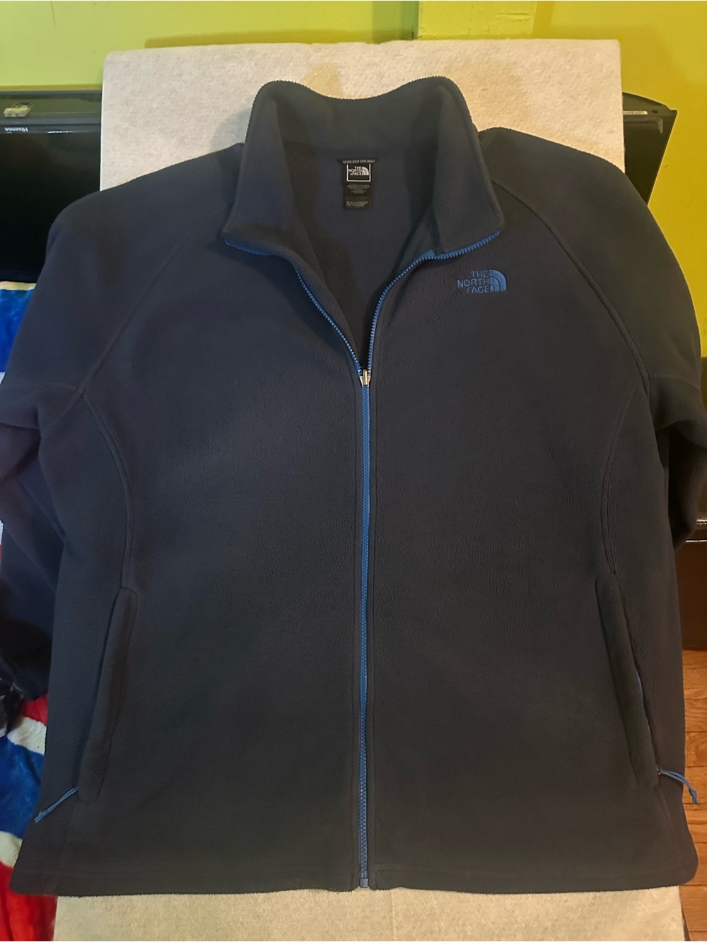 The North Face Men's Dark Navy Full-Zip Fleece Jacket